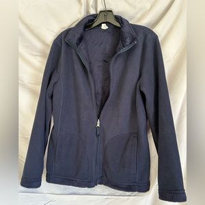 Faux fur lined fleece